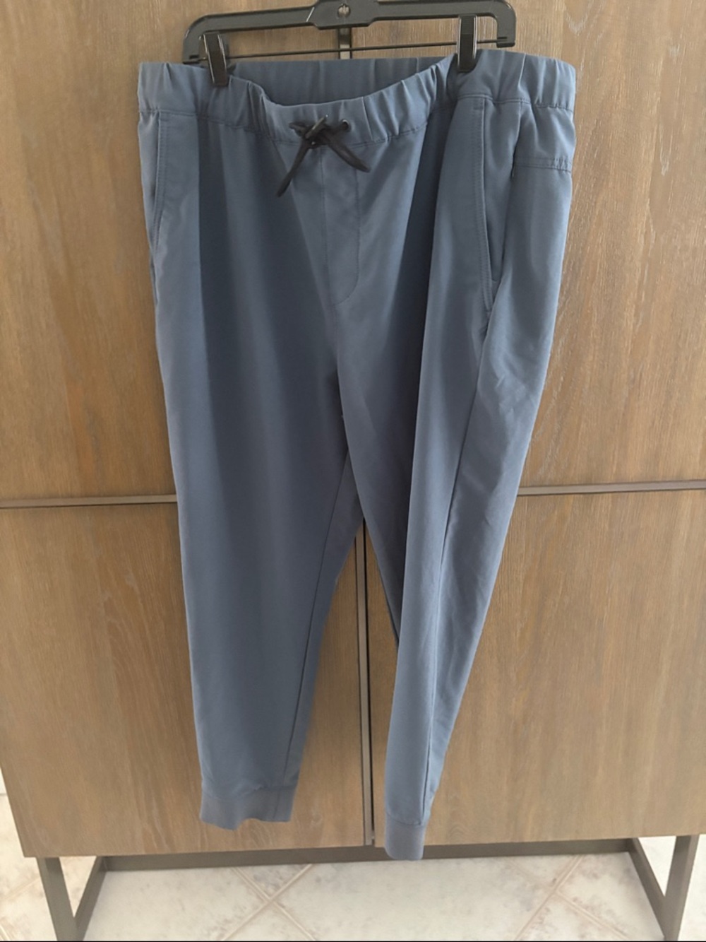 Source Unknown Slate Blue Drawstring Jogger Pants